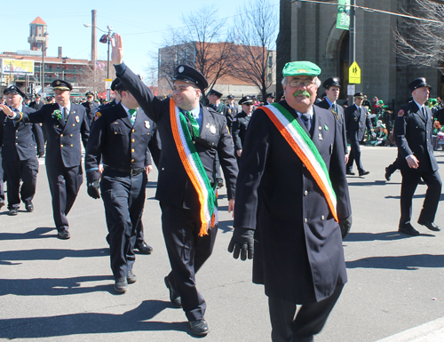 Cleveland Firefighters Shamrock Club at St Patrick's Day Parade