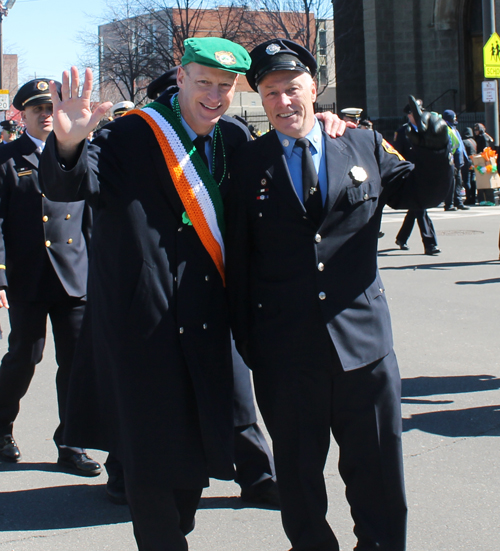 Cleveland Firefighters Shamrock Club at St Patrick's Day Parade