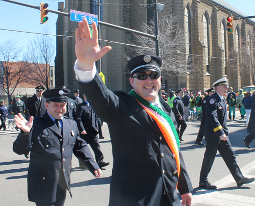 Cleveland Firefighters Shamrock Club at St Patrick's Day Parade