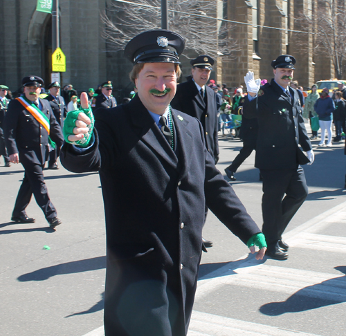 Cleveland Firefighters Shamrock Club at St Patrick's Day Parade