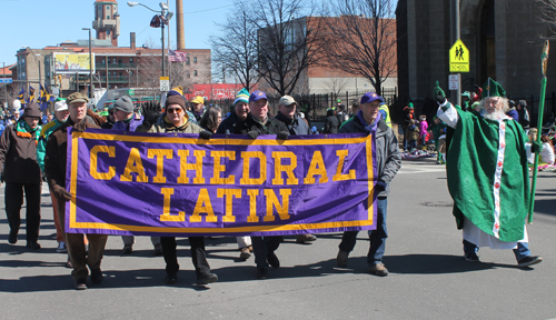 Cathedral Latin High School at 2015 Cleveland St Patrick's Day Parade