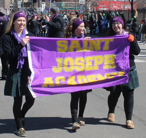 Saint Joseph Academy at 2015 Cleveland St Patrick's Day Parade