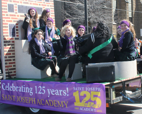 Saint Joseph Academy at 2015 Cleveland St Patrick's Day Parade
