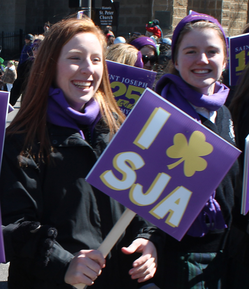 Saint Joseph Academy at 2015 Cleveland St Patrick's Day Parade