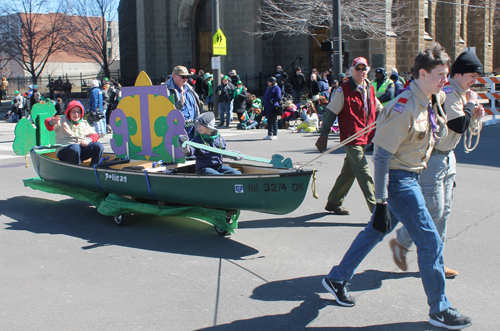 Cleveland 2015 St Patrick's Day parade float