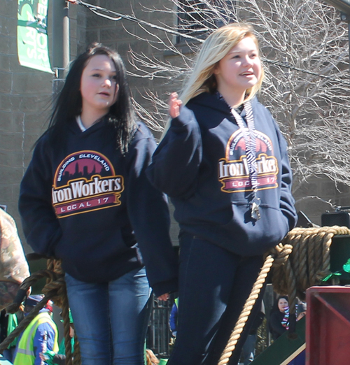 Iron Workers Local 17 at Cleveland 2015 St Patrick's Day parade