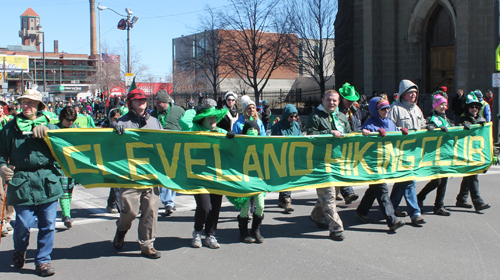 Cleveland Hiking Club at Cleveland 2015 St Patrick's Day parade