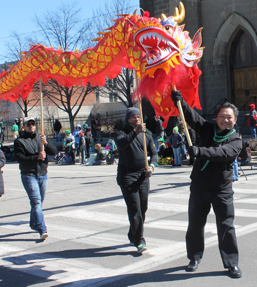 Wayne Wong - Cleveland Asian Festival in the 148th Cleveland St Patrick's Day Parade