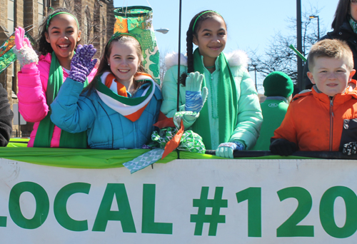 Pipefitters Local 120  marched in the 148th Cleveland St Patrick's Day Parade