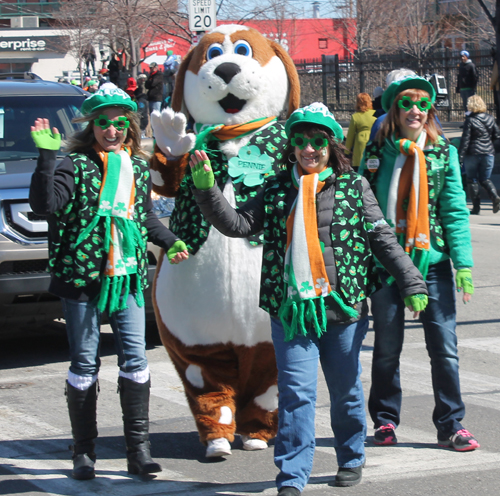 Cleveland St Patrick's Day Parade girls