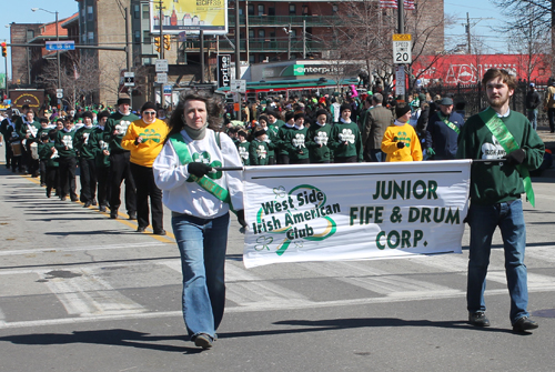 Pom Poms - West Side Irish American Club in the 148th Cleveland St Patrick's Day Parade