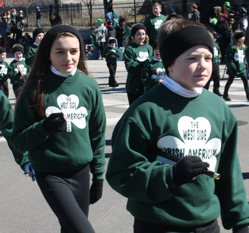 Pom Poms - West Side Irish American Club in the 148th Cleveland St Patrick's Day Parade