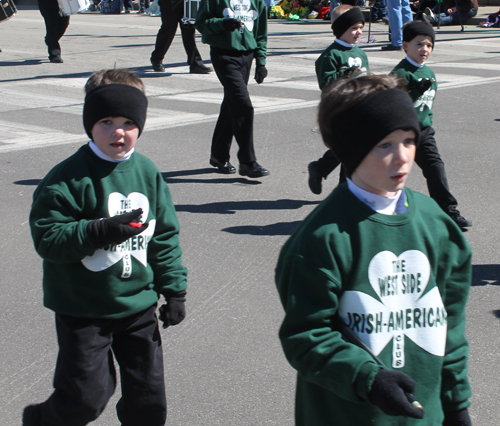 Pom Poms - West Side Irish American Club in the 148th Cleveland St Patrick's Day Parade