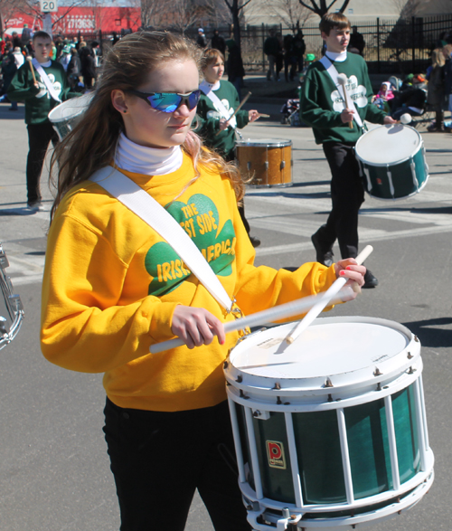 Pom Poms - West Side Irish American Club in the 148th Cleveland St Patrick's Day Parade