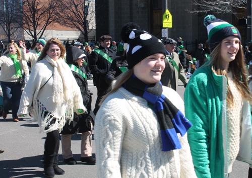 West Side Irish American Club members in the 148th Cleveland St Patrick's Day Parade