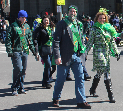 West Side Irish American Club members in the 148th Cleveland St Patrick's Day Parade