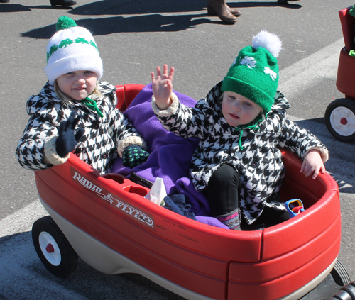 West Side Irish American Club members in the 148th Cleveland St Patrick's Day Parade