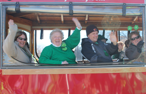 West Side Irish American Club members in the 148th Cleveland St Patrick's Day Parade