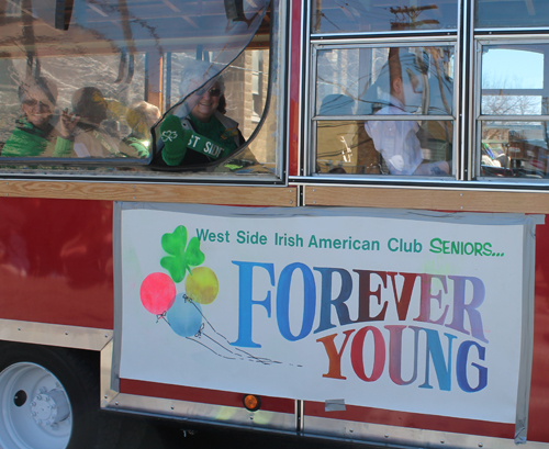 West Side Irish American Club members in the 148th Cleveland St Patrick's Day Parade