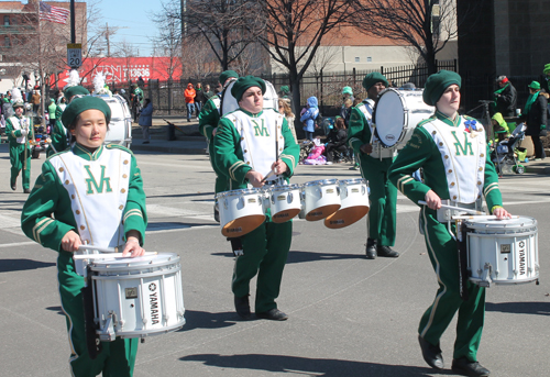 St. Vincent-St. Mary High School Marching Band at Cleveland St Patrick's Day Parade