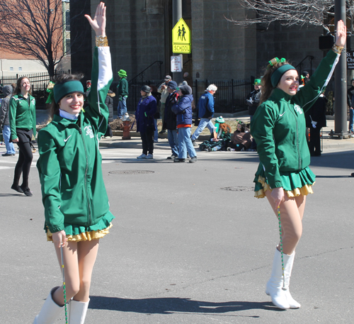 St. Vincent-St. Mary High School Marching Band at Cleveland St Patrick's Day Parade