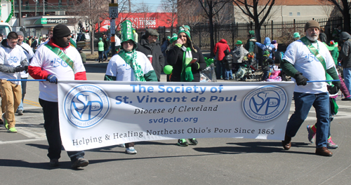 St Vincent de Paul Society at Cleveland St Patrick's Day Parade