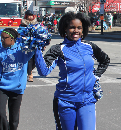 Saint Martin de Porress High School at the 2015 Cleveland St. Patrick's Day Parade