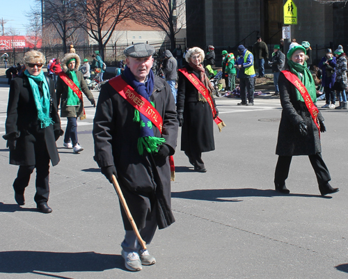 Pioneers Total Abstinence Society at the 148th Cleveland St Patrick's Day Parade 