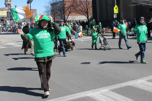 Cleveland Chapter of Right to Life  marching in the 148th Cleveland St Patrick's Day Parade