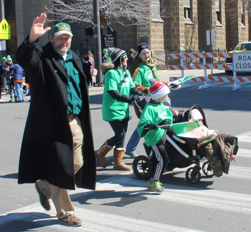 Cleveland Chapter of Right to Life  marching in the 148th Cleveland St Patrick's Day Parade