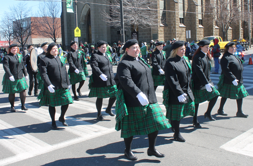 Flag Corps at Irish American Club Eastside at St Patrick's Day Parade Cleveland 2015