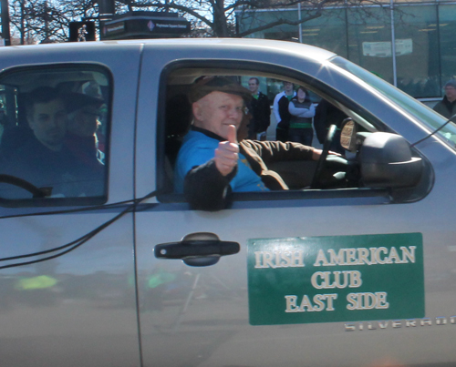 Float of the Irish American Club Eastside at St Patrick's Day Parade Cleveland 2015