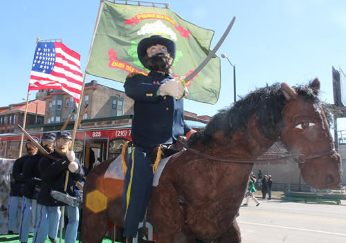 Irish American Club East Side float in the 2015 St Patrick's Day Parade