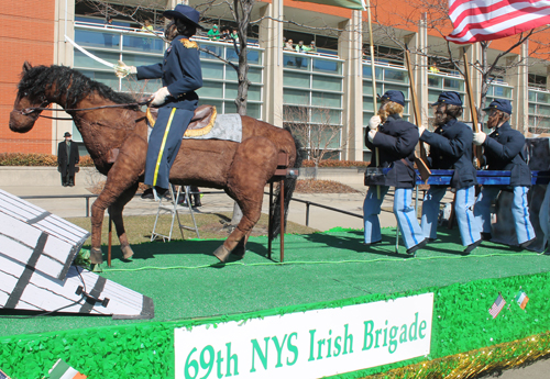 Irish American Club East Side float in the 2015 St Patrick's Day Parade