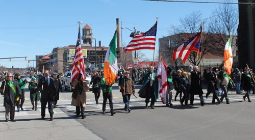 Start of 2015 Cleveland St Patrick's Day Parade