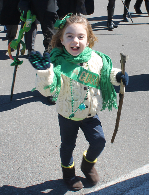 little girl - Cleveland St. Patrick's Day Parade