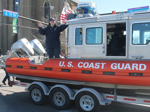US Coast Guard at Cleveland St. Patrick's Day Parade 