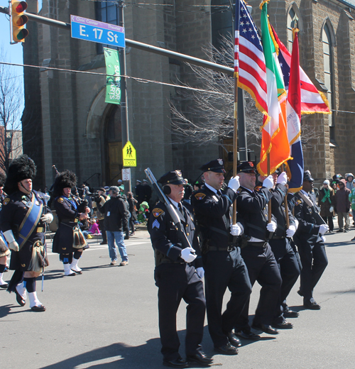 Cleveland Police at St. Patrick's Day Parade 2015 in Cleveland