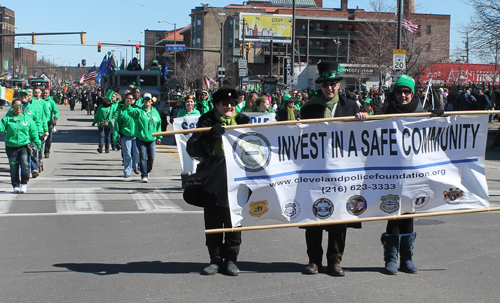 Cleveland Police at St. Patrick's Day Parade 2015 in Cleveland