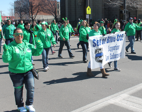 Cleveland Police at St. Patrick's Day Parade 2015 in Cleveland