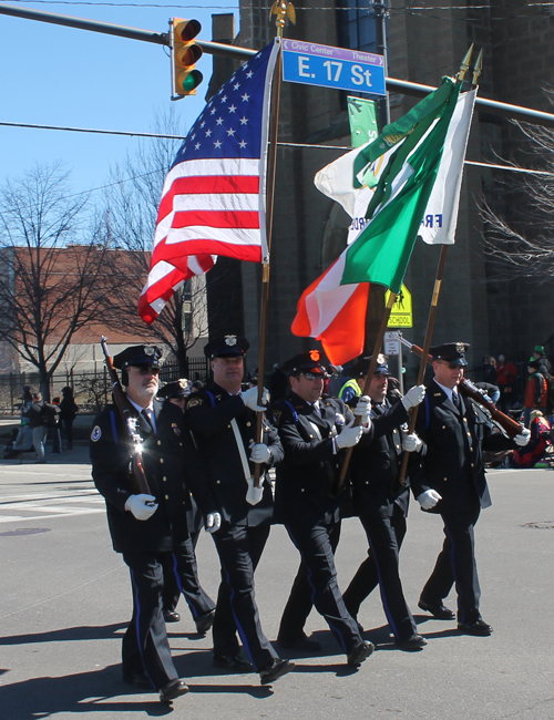 Cleveland Police at St. Patrick's Day Parade 2015 in Cleveland