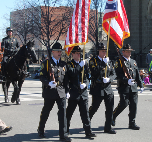 Cleveland Police at St. Patrick's Day Parade 2015 in Cleveland