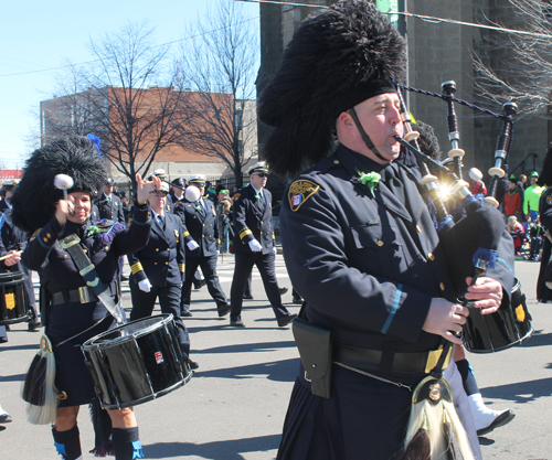 Cleveland Police at St. Patrick's Day Parade 2015 in Cleveland