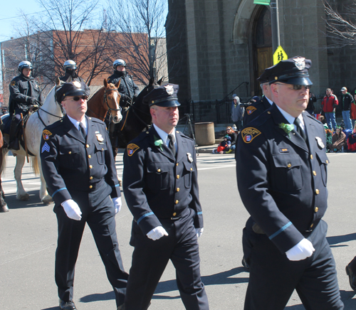 Cleveland Police at St. Patrick's Day Parade 2015 in Cleveland