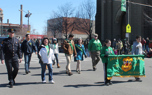 Cleveland Police at St. Patrick's Day Parade 2015 in Cleveland