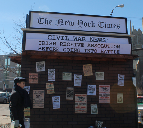 West Side Irish American Club 2015 float for the St Patrick's Day Parade