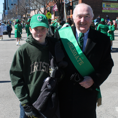 Ed Fitzpatrick and grandson