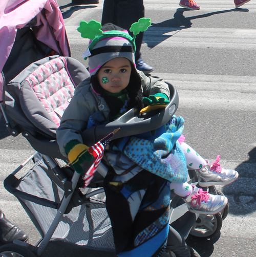 girl in stroller