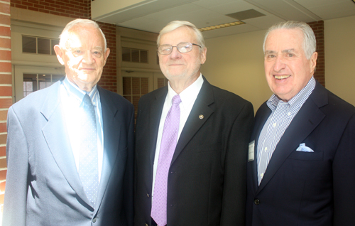 Jack Coyne, Gerry Quiin and Tom Scanlon - members of the Cleveland International Hall of Fame