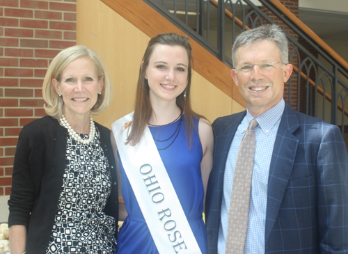 Karen and Paul Dolan with Ohio Rose